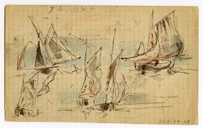 Drawing by Louis Marie Faudacq